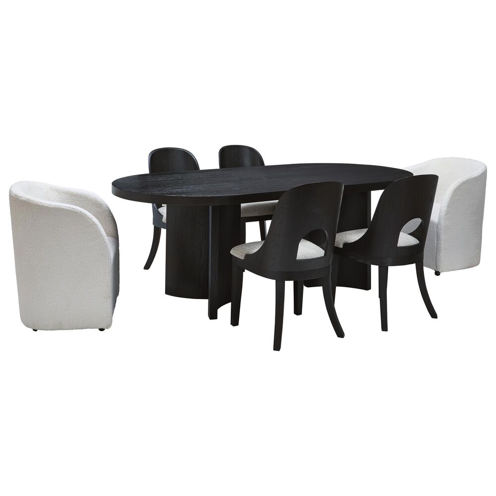 Millenium Rowanbeck 7-Piece Dining Set in Black, , large
