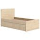 Ashley Onita Twin Panel Platform Bed with 1 Side Storage in Natural, , large