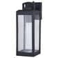 Vaxcel Kinzie 14.25" 1-Light Outdoor Wall Sconce in Textured Black, , large