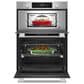 KitchenAid 6.4 Cu. Ft. Smart Electric Combo Wall Oven with Intelligent Cooking Camera in PrintShield Stainless Steel, , large
