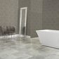 Dal-Tile Rekindle Medium Grey 13.5" x 13.5" Canvas Dot Porcelain Mosaic Sheet, , large