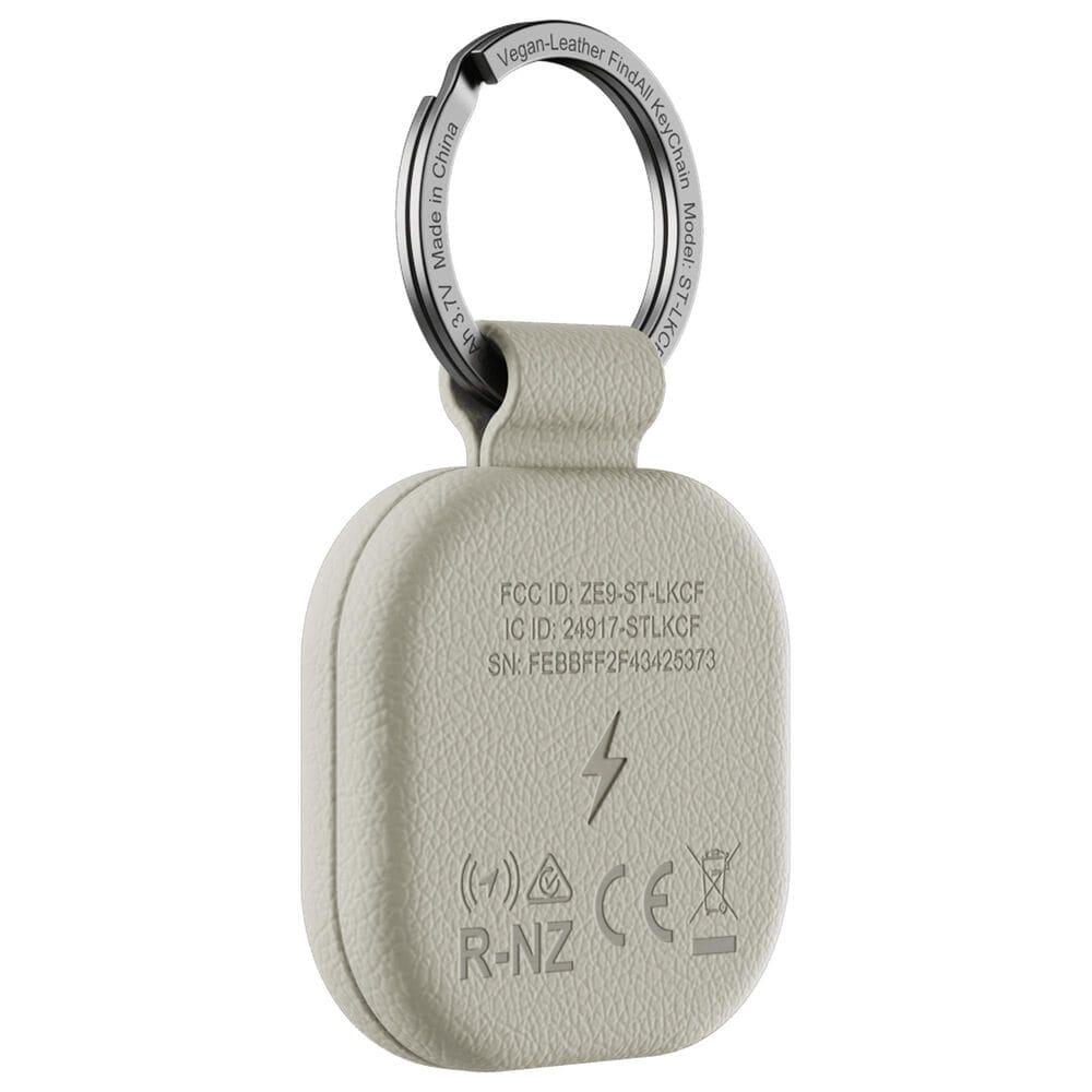 Satechi Vegan-Leather FindAll Keychain in Sand, , large