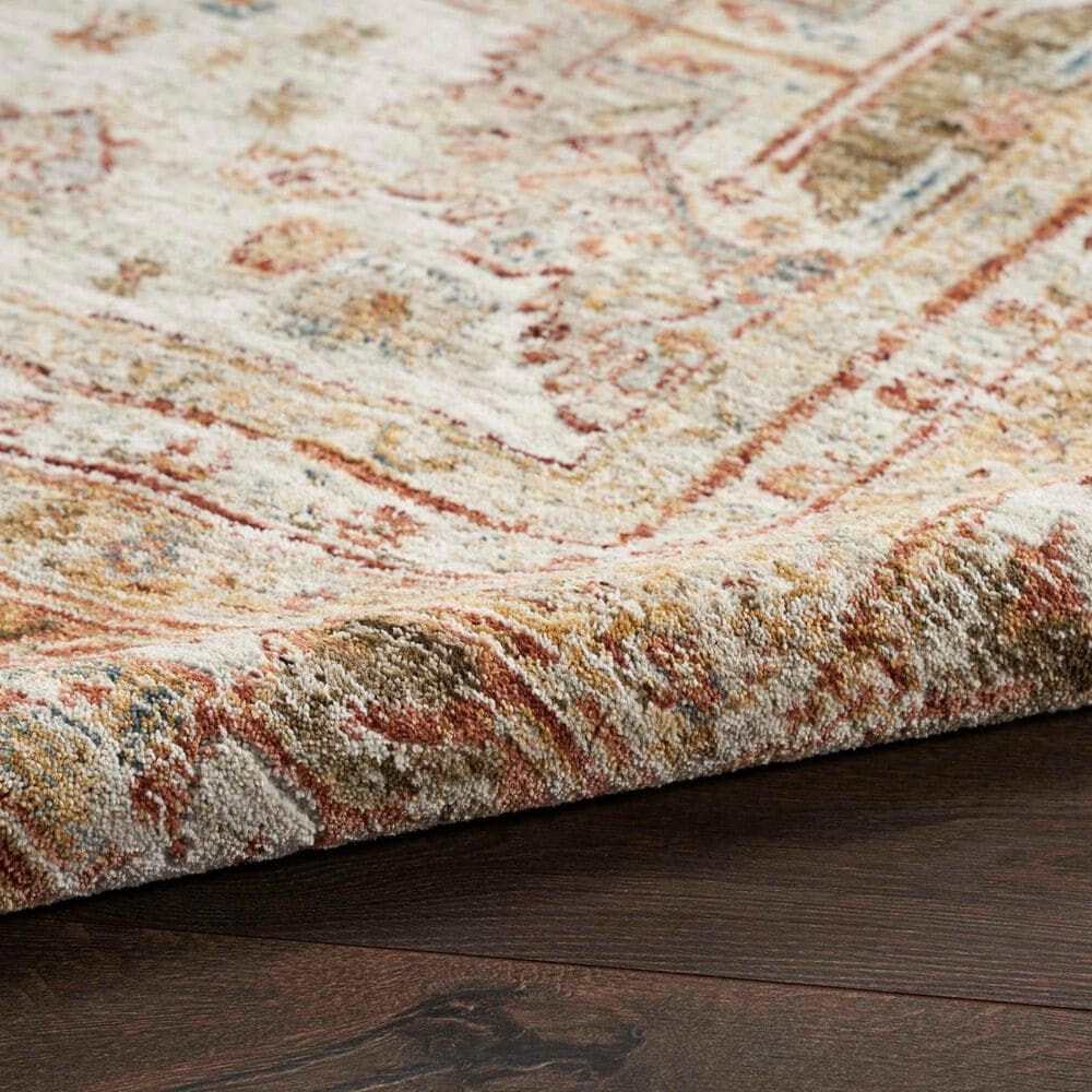 Nourison Sahar 2&#39;3&quot; x 10&#39;2&quot; Ivory and Multi Runner, , large