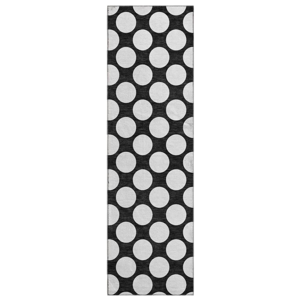 Dalyn Rug Company The Reserve TR13 Black 2"3" x 7"6" Indoor/Outdoor Runner, , large
