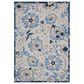 Nourison Aloha ALH17 12" x 15" Blue and Grey Indoor/Outdoor Area Rug, , large
