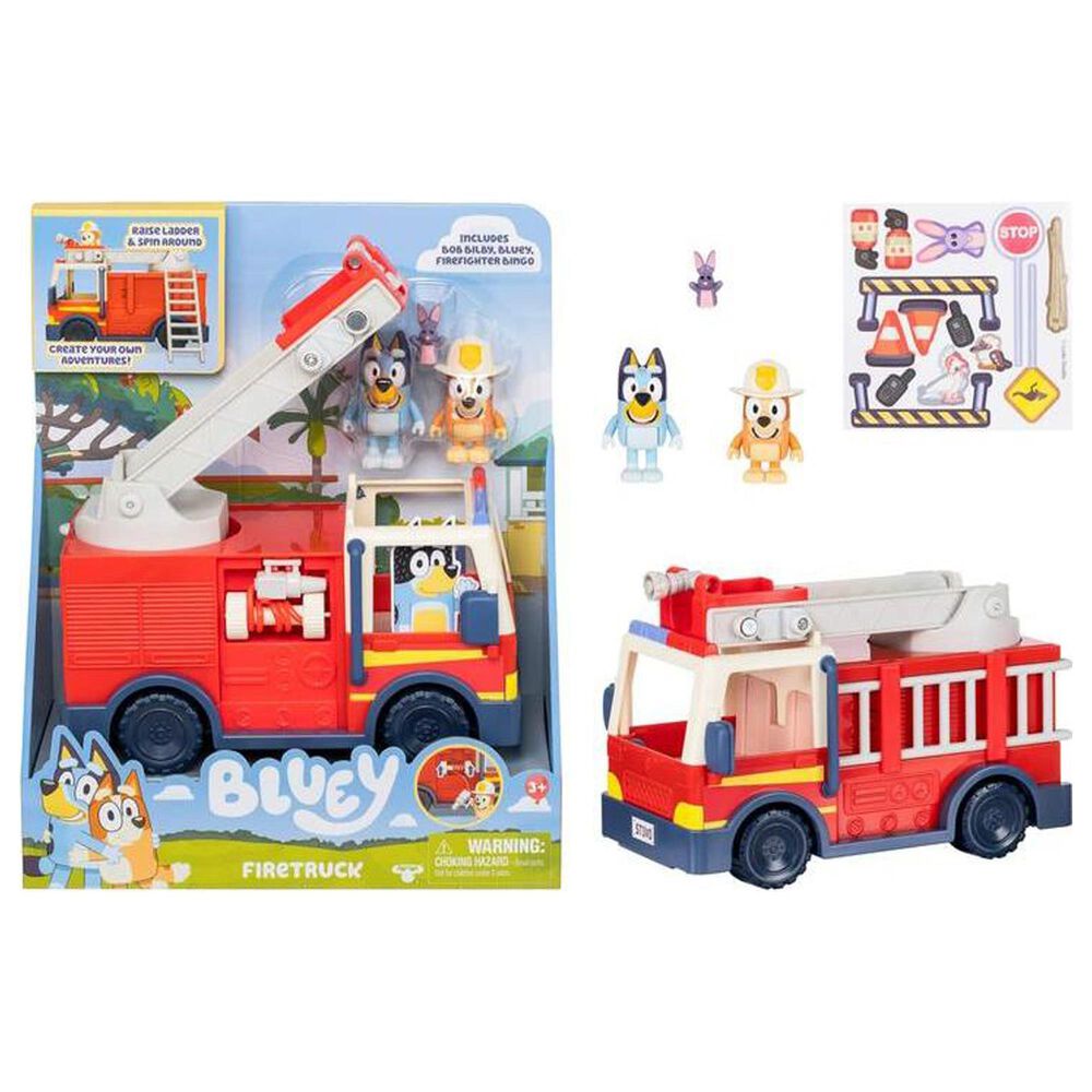 Bluey Bingo Firetruck Vehicle in Multicolor, , large