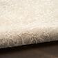 Nourison Moonlit MLI03 Ivory and Grey 5"3" x 7"6" Area Rug, , large