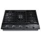 Samsung 2-Piece Kitchen Package with Stainless Steel 30" Single Wall Oven and Black Stainless Steel 30" Gas Cooktop, , large