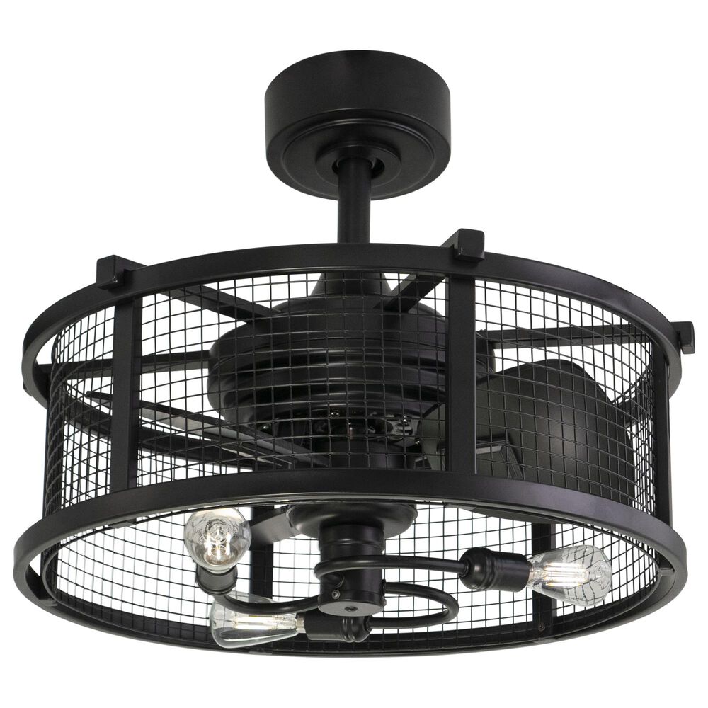 Vaxcel Humboldt 21" LED Ceiling Fan in Black, , large