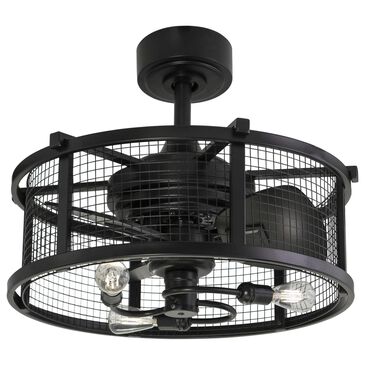 Vaxcel Humboldt 21" LED Ceiling Fan in Black, , large