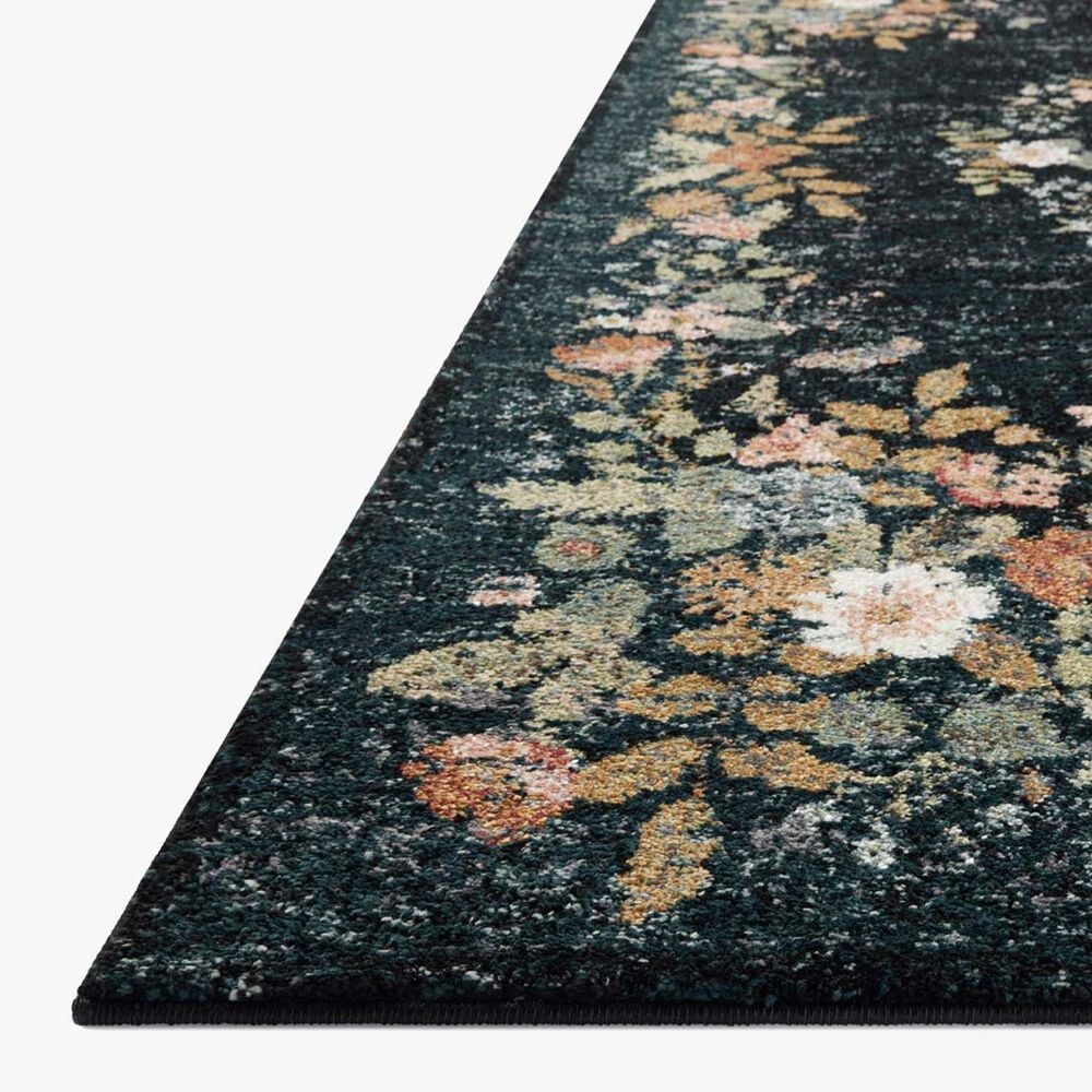Rifle Paper Co. x Loloi Laurel Strawberry Fields 2&#39;8&quot; x 4&#39; Navy Area Rug, , large