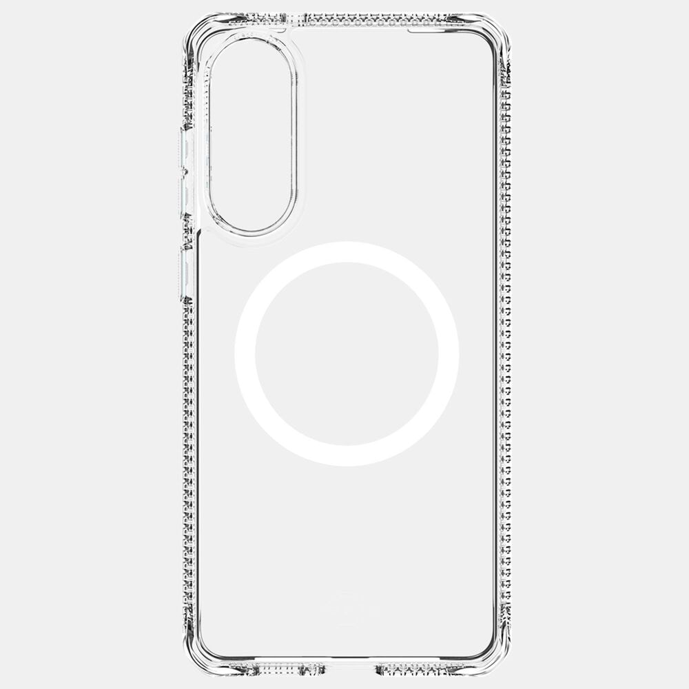 ITSkins Hybrid R Clear MagSafe Case for Samsung Galaxy S25 Edge in Clear, , large