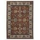 Oriental Weavers Aberdeen Border Dance 2" x 3" Red Area Rug, , large