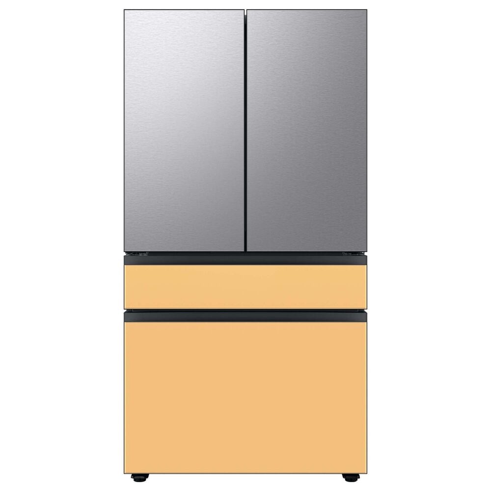 Samsung Bespoke Bespoke 4-Door French Door Refrigerator Top Panel in Stainless Steel, , large