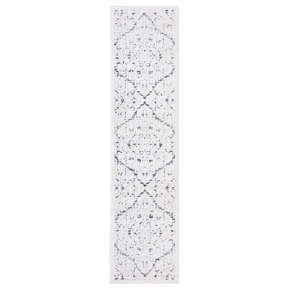 Safavieh Cabana CBN660A 2"2" x 11" Ivory and Grey Indoor/Outdoor Performance Runner, , large