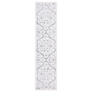 Safavieh Cabana CBN660A 2"2" x 11" Ivory and Grey Indoor/Outdoor Performance Runner, , large