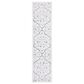 Safavieh Cabana CBN660A 2"2" x 11" Ivory and Grey Indoor/Outdoor Performance Runner, , large