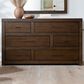 Riva Ridge Modern Loft 6-Drawer Dresser in Brownstone, , large