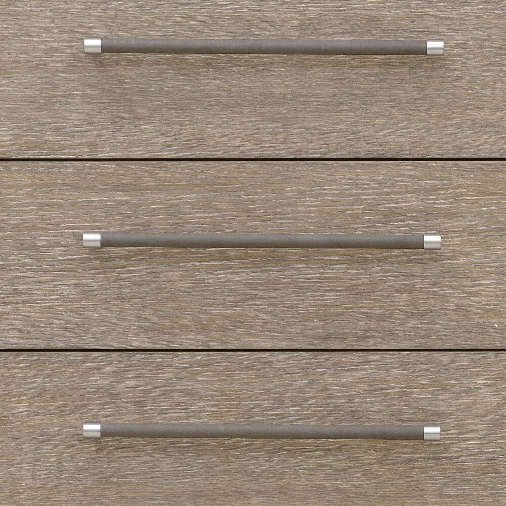 Nicolette Home Anderson Park Dark 5-Drawer Chest in Moose Trail and Frontier Brown, , large