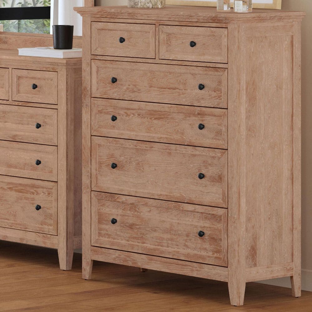 Hawthorne Furniture San Mateo 6-Drawer Chest in Wheat, , large