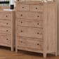 Hawthorne Furniture San Mateo 6-Drawer Chest in Wheat, , large