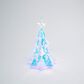 The Gerson Company 19.7" USB Electric RGB Lighted Holographic Holiday Tree with Remote Control in White, , large