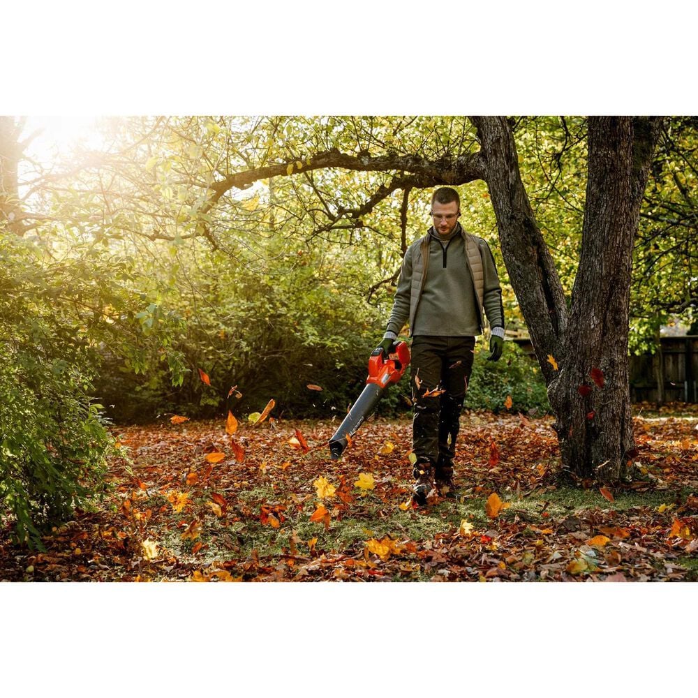 Husqvarna 800-CFM 200-MPH Battery Leaf Blower with 7.7 Ah Battery and QC250 Charger in Orange, , large