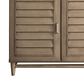 James Martin Vanities Portland 60" Double Bathroom Vanity in Whitewashed Walnut with 3 cm Lime Delight Quartz Top and Rectangular Sinks, , large