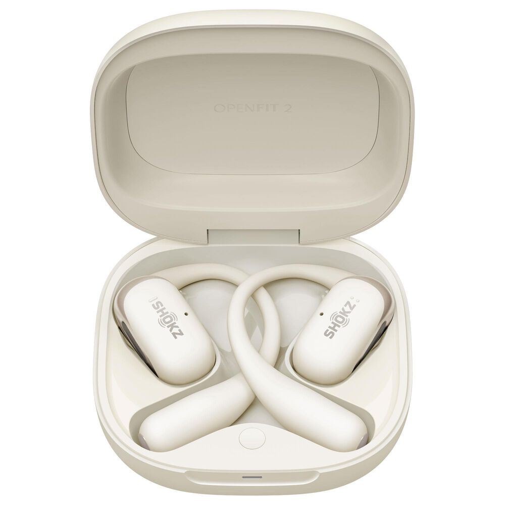 Shokz OpenFit 2 Open-Ear True Wireless Earbuds in Beige, , large