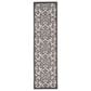 Nourison Aloha 2"3" x 10" Grey and Charcoal Indoor/Outdoor Runner, , large