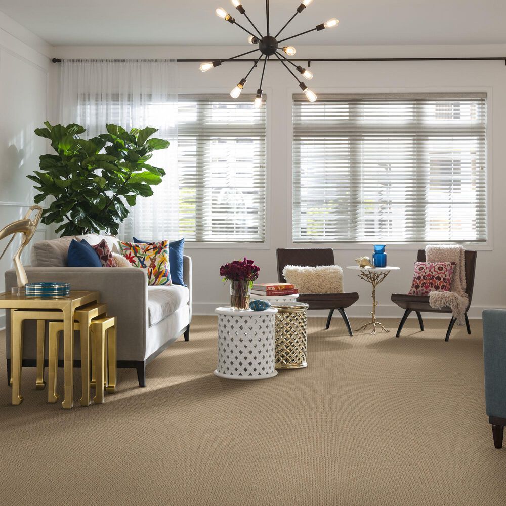 Anderson Tuftex Powerful Art Carpet in Baked Beige, , large