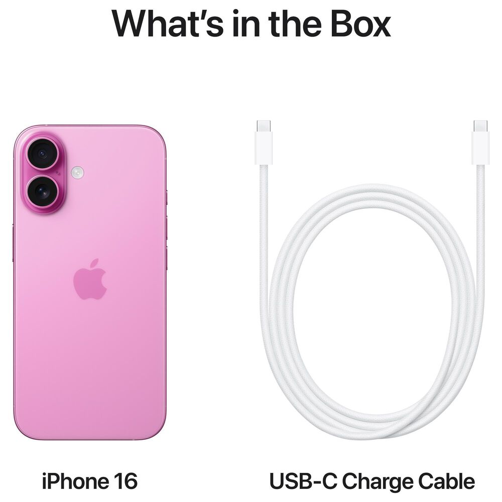 Apple iPhone 16 128GB in Pink, , large