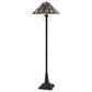 Cal Lighting Tiffany Floor Lamp with Pull Chain Switch in Dark Bronze, , large