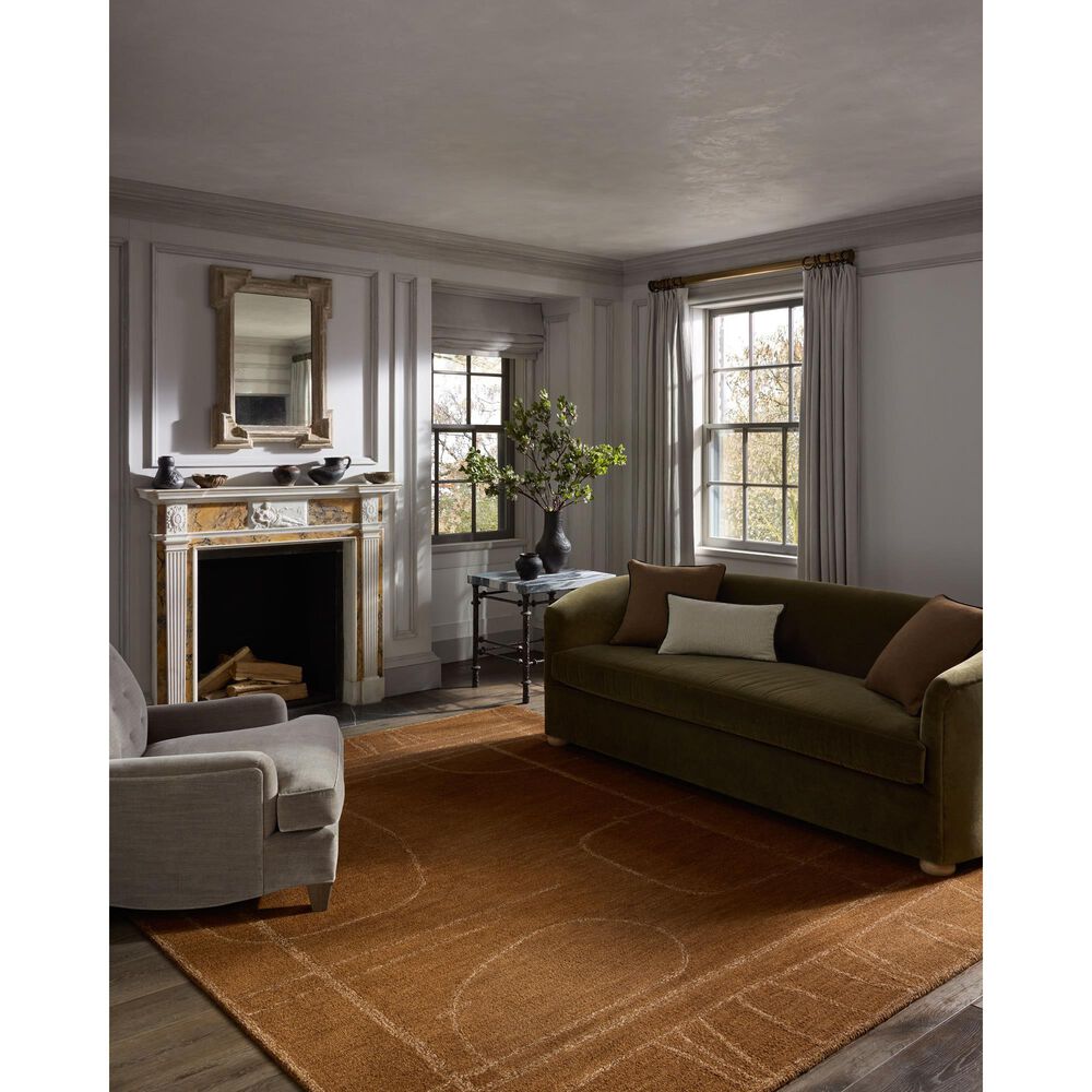 Loloi Barrow Clay and Natural 9&#39;3&quot; x 13&#39; Area Rug, , large