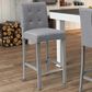 CorLiving Leila 31" Bar Stool in Silver Grey, , large