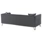 Blue River Everest Sofa in Gray/Brushed Stainless Steel, , large