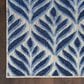 Nourison Aloha Floral 6" x 9" Blue Indoor/Outdoor Area Rug, , large
