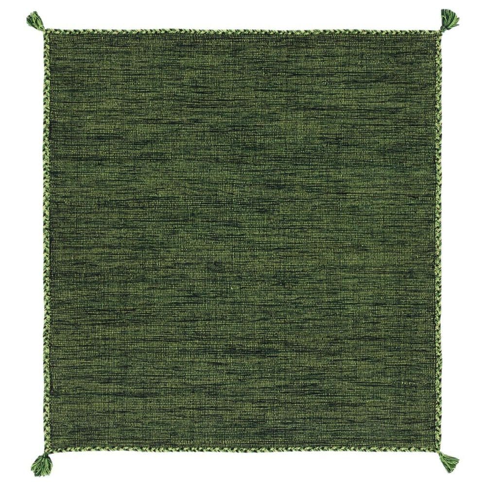 Safavieh Montauk 5" Square Green and Black Area Rug, , large