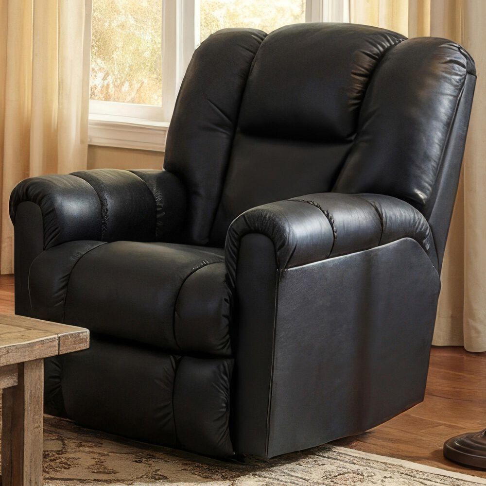 HomeStretch Blaster Manual Rocker Recliner in Navy, , large