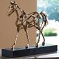 Ashley Grainville Sculpture in Antique Gold and Black, , large