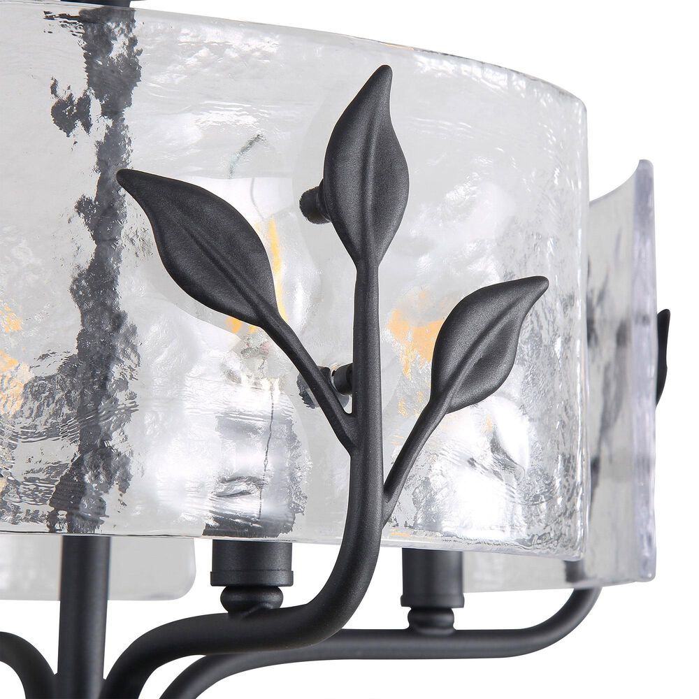 Golden Lighting Bloem 5-Light Pendant in Natural Black, , large