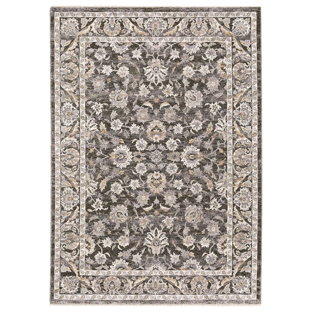 Oriental Weavers Maharaja Nepal 70N 9"10" x 12"10" Grey Area Rug, , large