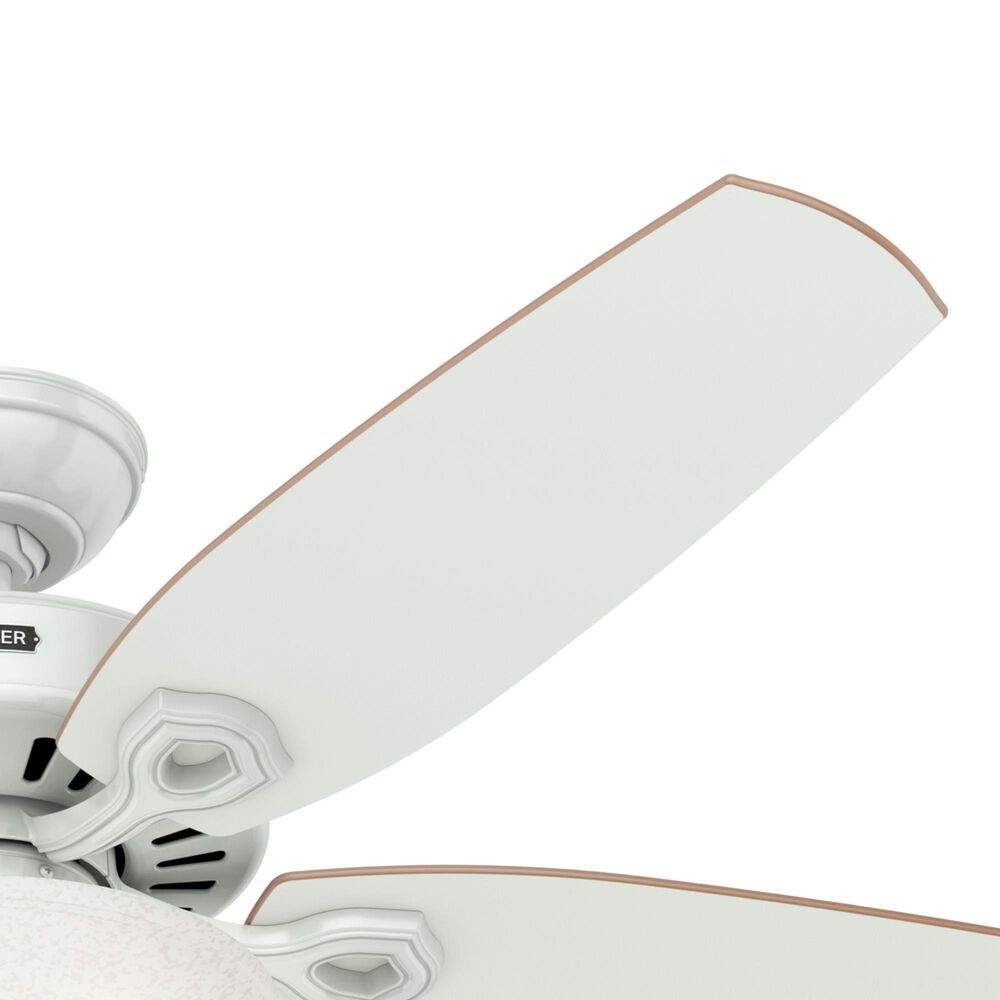 Hunter Builder Deluxe 52&quot; Ceiling Fan with Lights in White, , large