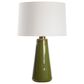 Uttermost Kelley Table Lamp in Moss Green and Antiqued Brass, , large