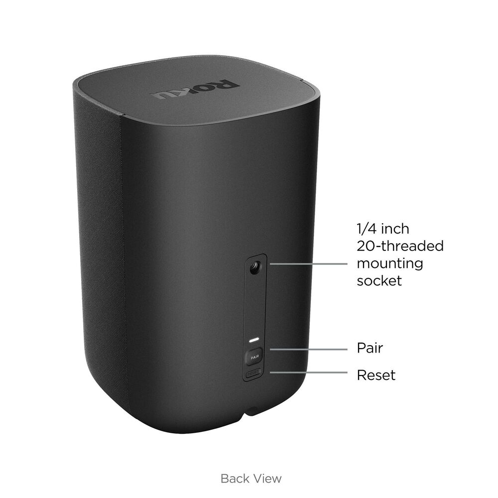 Roku Wireless Speakers Pair &#40;for Roku Streambars or Roku TV&#41;, , large