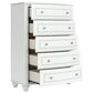 Ashley Kozlani 5-Drawer Chest in White, , large