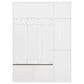 GigaCloud 3-in-1 Hall Tree with 2 Drawers and Seat Bench in White, , large