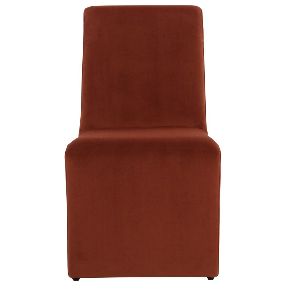 Club Collection By Sunpan Cascata Side Chair in Meg Rust, , large