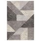 Central Oriental Structures Torrent Adley 6"7" x 9"6" Soot and Cloud Area Rug, , large