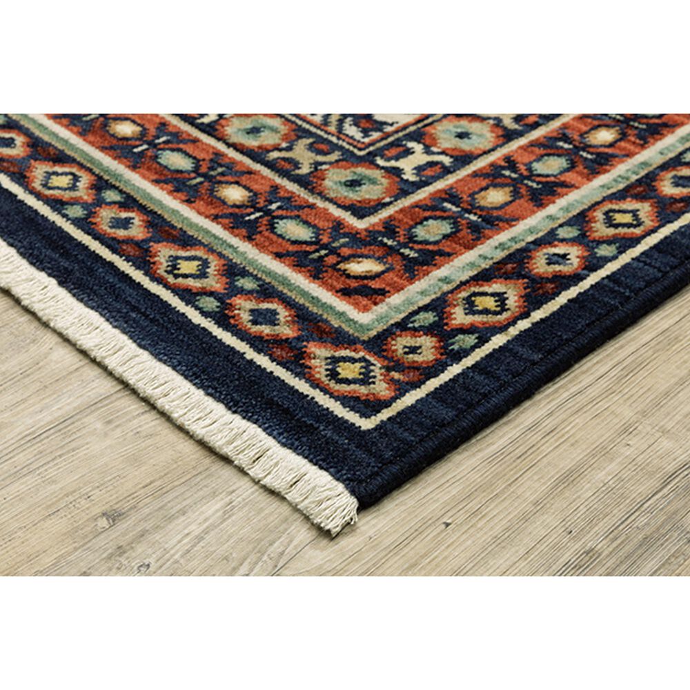 Oriental Weavers Lilihan Ornamental 2&#39; x 3&#39; Navy Area Rug, , large